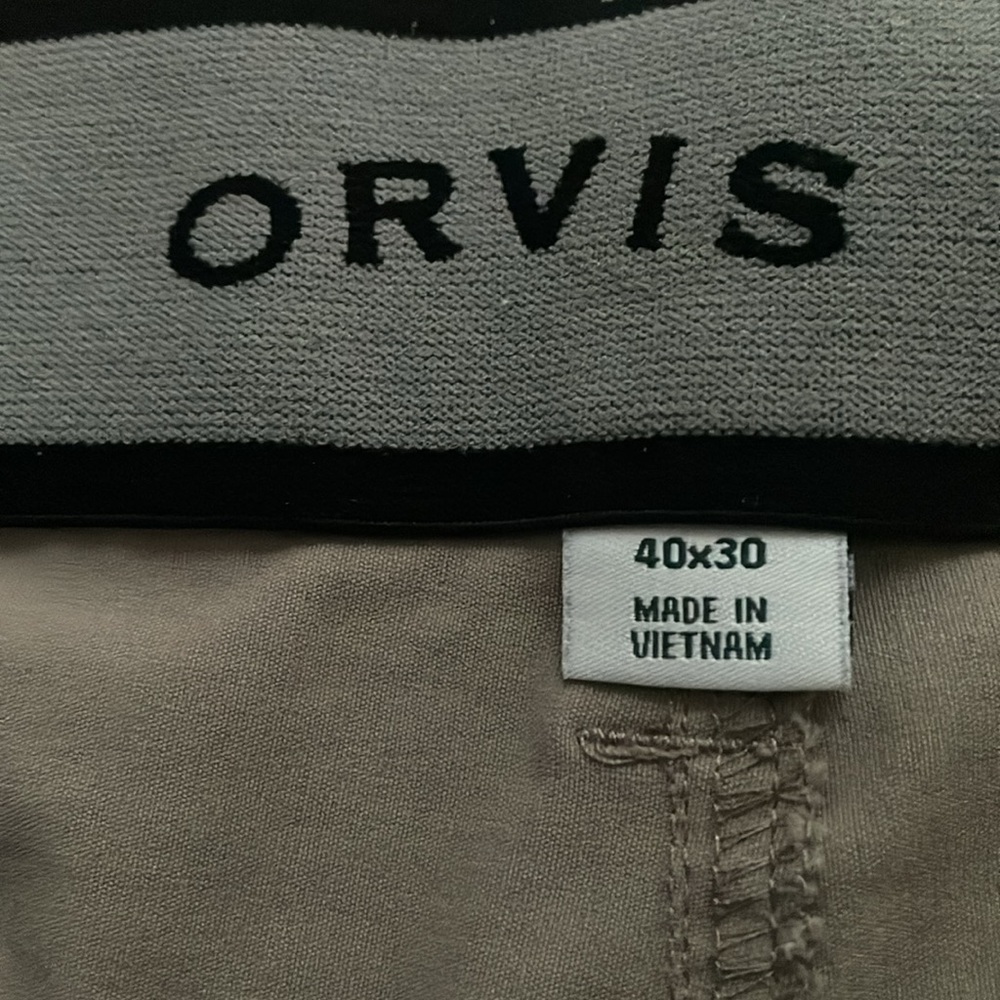 Orvis Nylon Pants Size 40x30 - Picture 7 of 13